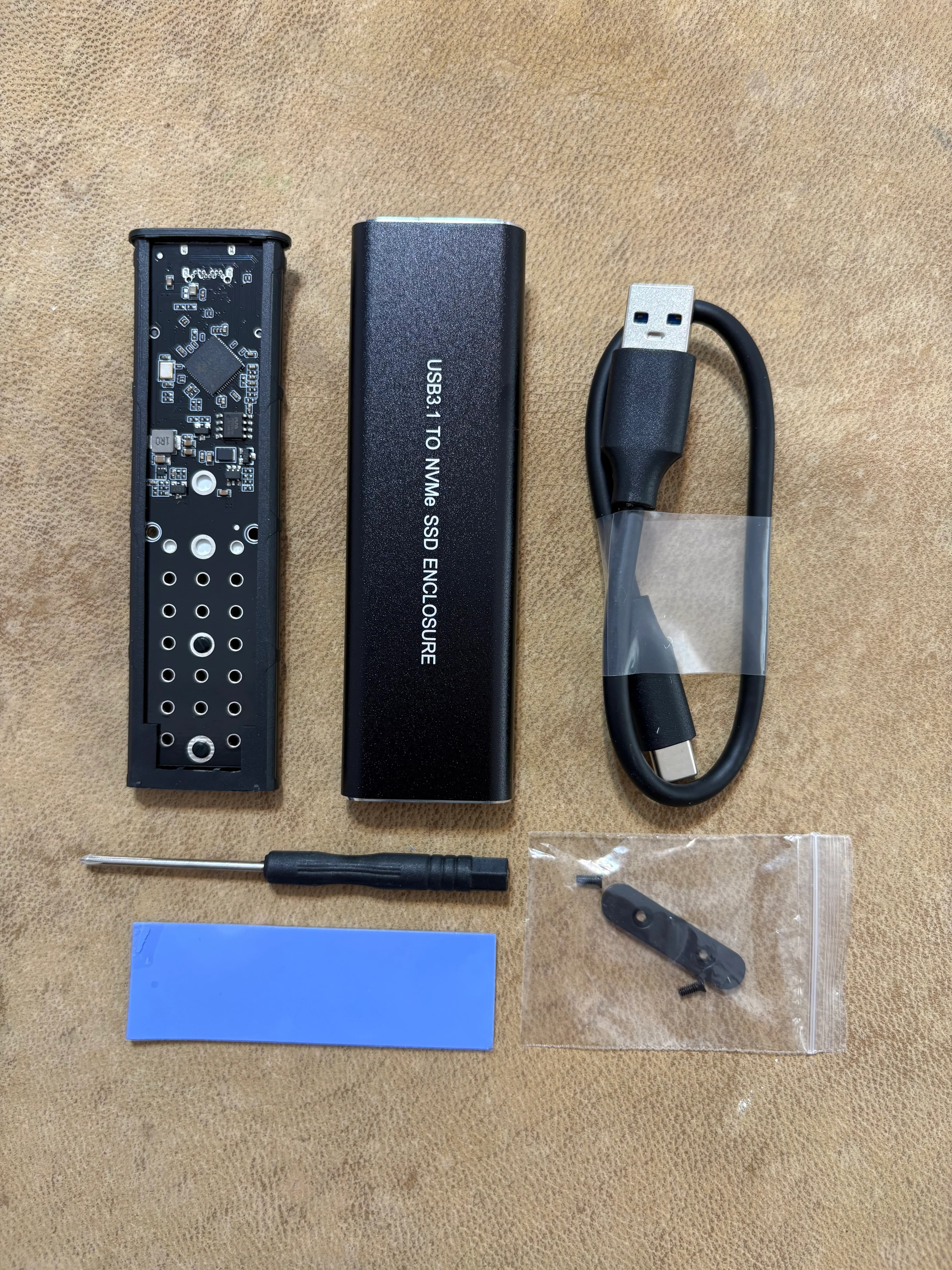باکس SSD M.2 NVME به Type C USB 3.0 - 3