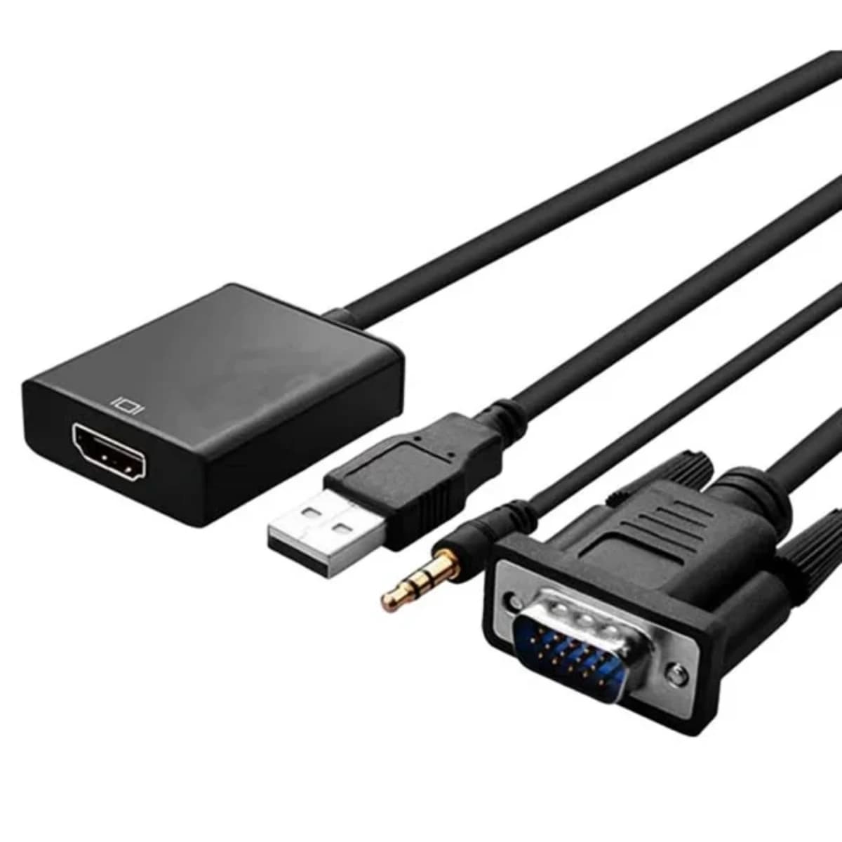 تبدیل vga به hdmi جعبه سبز کابل دار - 2