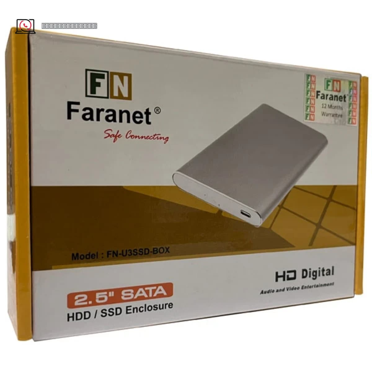 باکس تبدیل SATA به USB3.1 فرانت مدل FN-U3SSD-BOX - 3