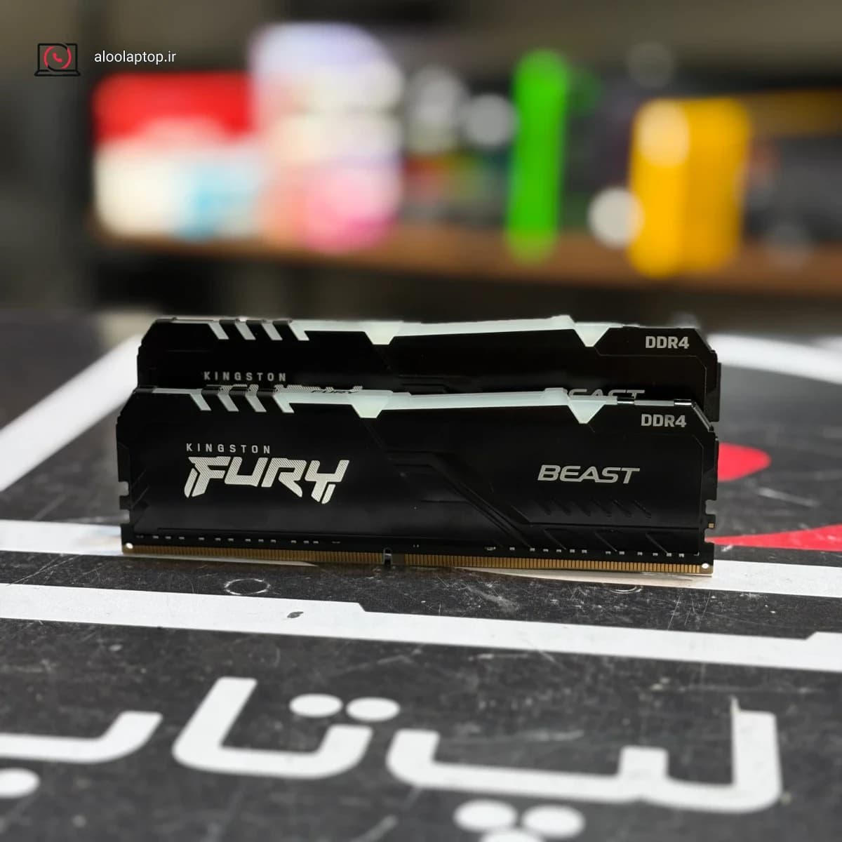 رم کامپیوتر DDR4 تک کاناله 3200 مگاهرتز CL16 کینگستون مدل FURY Beast ظرفیت 8 گیگابایت - 2