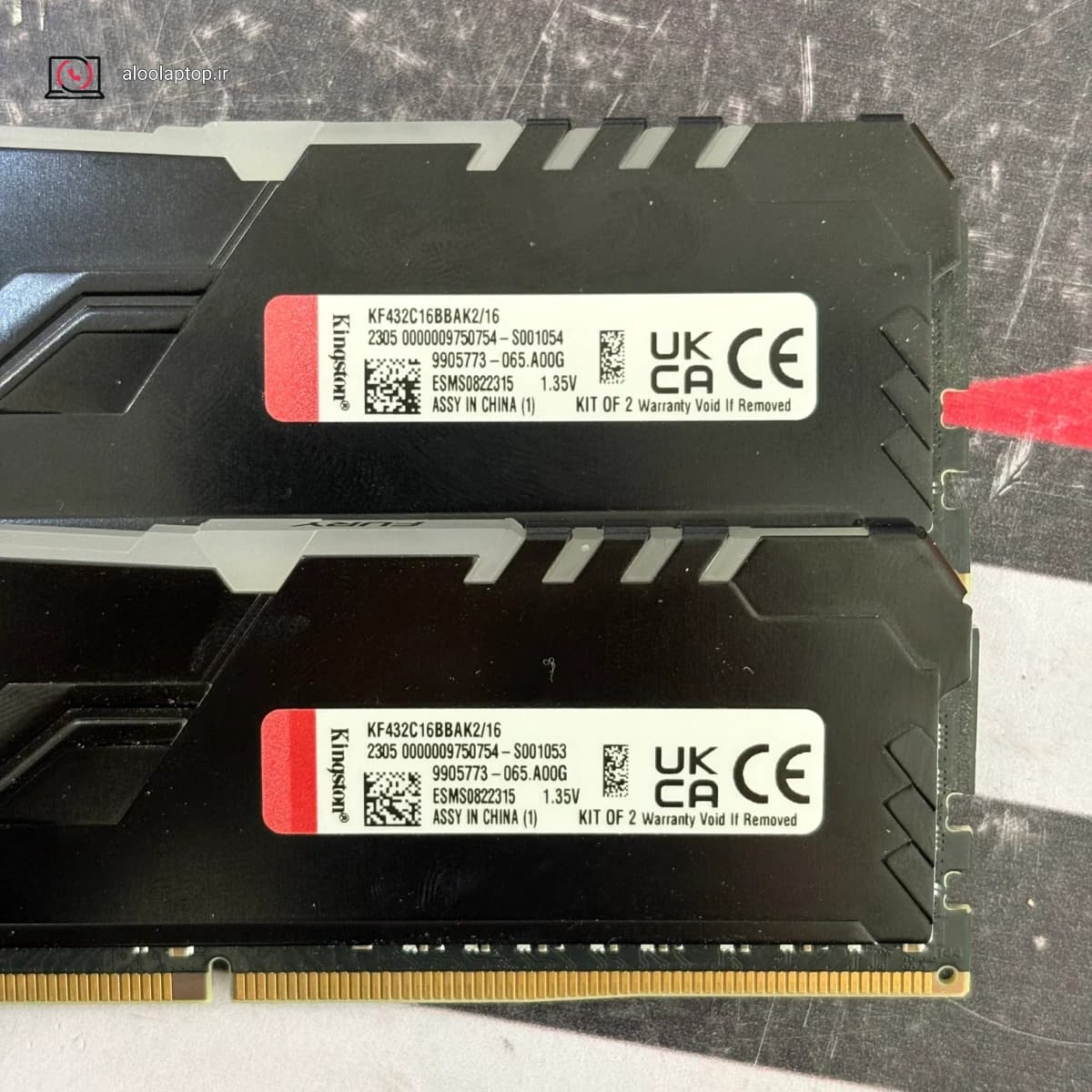 رم کامپیوتر DDR4 تک کاناله 3200 مگاهرتز CL16 کینگستون مدل FURY Beast ظرفیت 8 گیگابایت - 3